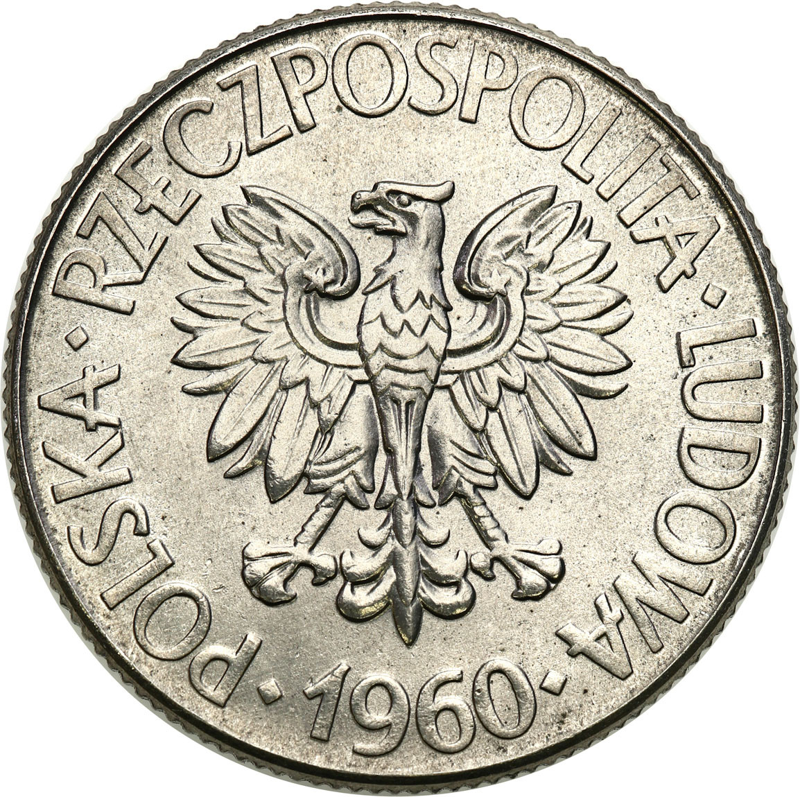 PRL. PRÓBA Nikiel 10 złotych 1960 - Tadeusz Kościuszko